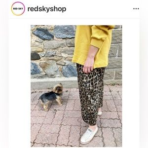 Red Sky brand Jenny pant in leopard print size L